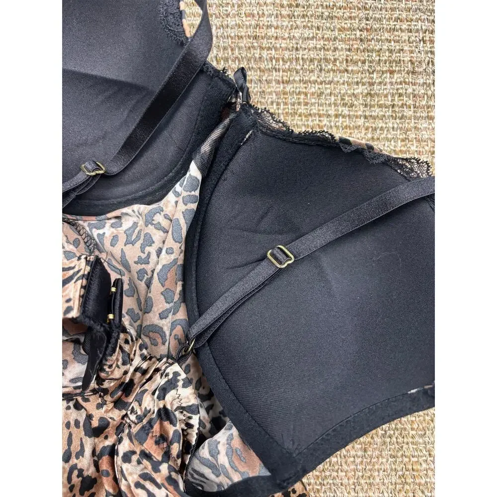 🐆 Victoria's Secret Leopard Print Chemise Babydoll | 36C